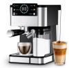 Semi-automatic Coffee Machine 20Bar Professional espresso with milk frother, visual temperature and pressure display, 1350W 51mm powder hammer