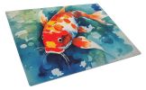 NEW Koi Fish Glass Cutting Board Decorative Tempered Glass Kitchen Cutting and Serving Board Large Size Chopping Board