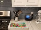 NEW Roses in Watercolor Glass Cutting Board Decorative Tempered Glass Kitchen Cutting and Serving Board Large Size Chopping Board