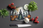 NEW Evil Queen Spooky Halloween Glass Cutting Board Decorative Tempered Glass Kitchen Cutting and Serving Board Large Size Chopping Board