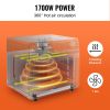 12-IN-1 Air Fryer Toaster Oven, 25L Convection Oven, 1700W Stainless Steel Toaster Ovens Countertop Combo with Grill, Pizza Pan, Gloves