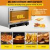 Commercial Convection Oven, 66L/60Qt, Half-Size Conventional Oven Countertop, 1800W 4-Tier Toaster with Front Glass Door