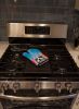 Old English Sheepdog Hippie Dawg Oven Mitt Heat Resistant Thick Oven Mitt for Hot Pans and Oven, Kitchen Mitt Protect Hands, Cooking Baking Glove