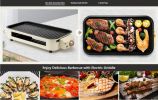 Smokeless Indoor Electric Grill with Removable Non-Stick Plate, 1500W Portable BBQ Griddle, Dishwasher Safe, Hot Pot Cooking, Kitchen Essential