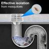 50pcs Disposable Shower Drain Hair Catcher Stickers - Easy-to-Use Plastic Mesh Filter Covers for Bathroom & Bathtub