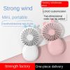USB mini fan cartoon handheld fan portable desktop charging home electric fan gift